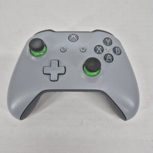 Microsoft Xbox One Wireless Controller Grey/Green 1708 OEM Tested Works